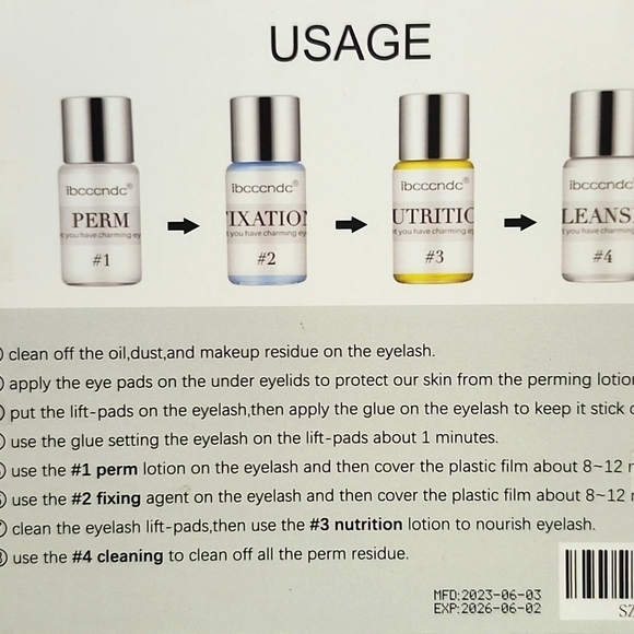 Brand New IBCCCNDC EYELASH LIFTING KIT-7CT - Picture 3 of 5